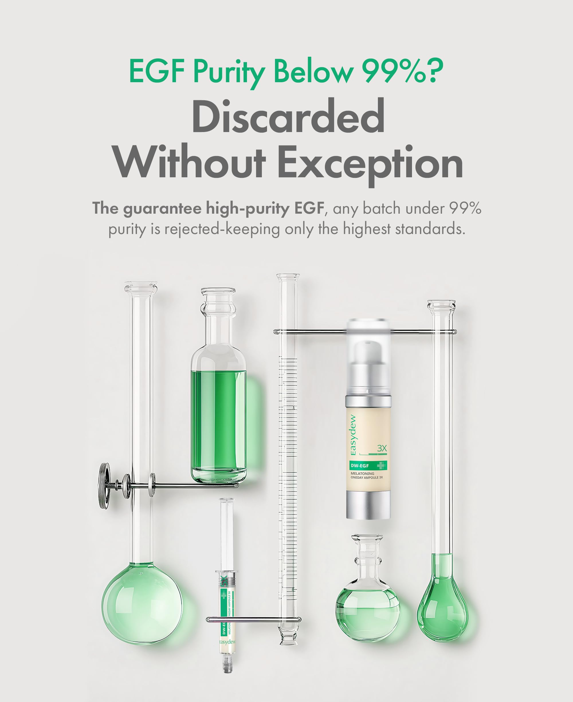 Easydew DW-EGF Melatoning Ampoule 5X – Hydrating Serum with Niacinamide & Glutathione