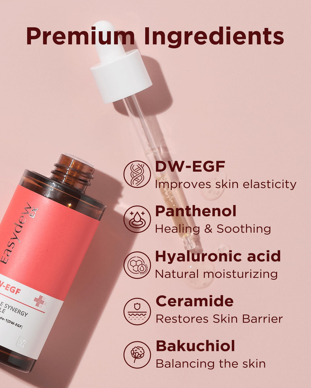 EASYDEW DW-EGF Peptide Double Synergy Ampoule – Intensive Moisture Serum
