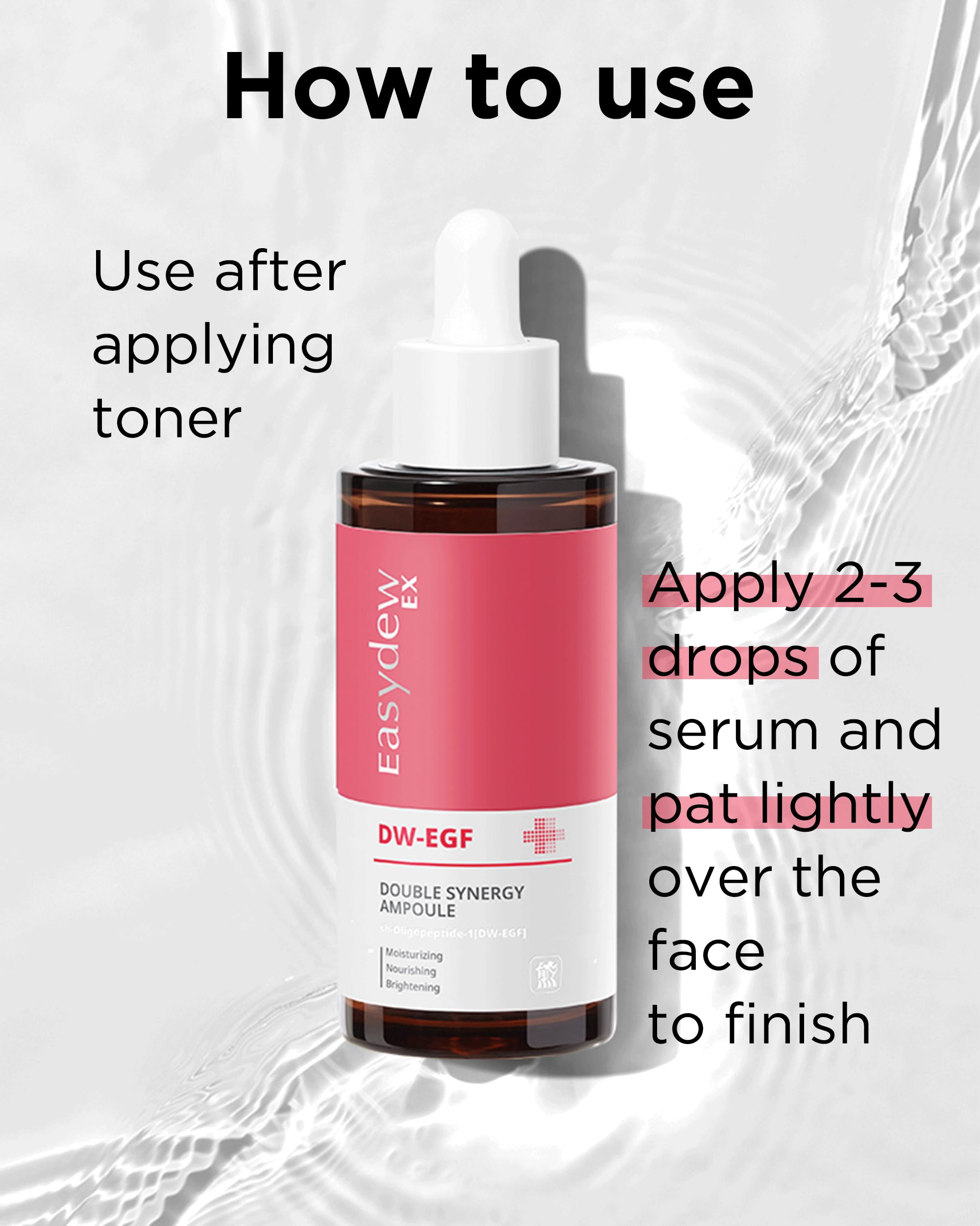 EASYDEW DW-EGF Peptide Double Synergy Ampoule – Intensive Moisture Serum