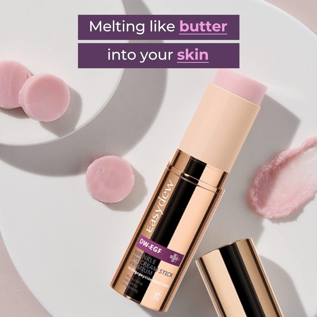 EASYDEW EGF Plumping Peptides Eye Stick Balm – On-the-Go Hydration, Clean K-Beauty, 8g
