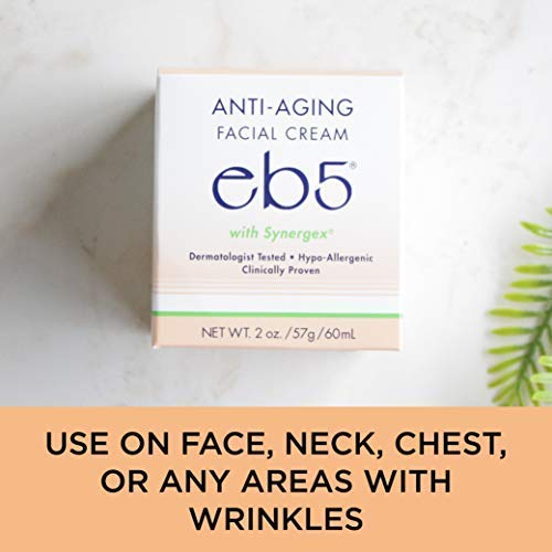eb5 Anti-Aging Face & Neck Cream — Synergex Formula (2 oz) | Vitamins E, A, B5