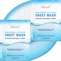 Ebanel 40 Pack Collagen Mask with Hyaluronic Acid, Vitamin C & Peptide | Hydrating Korean Sheet Mask