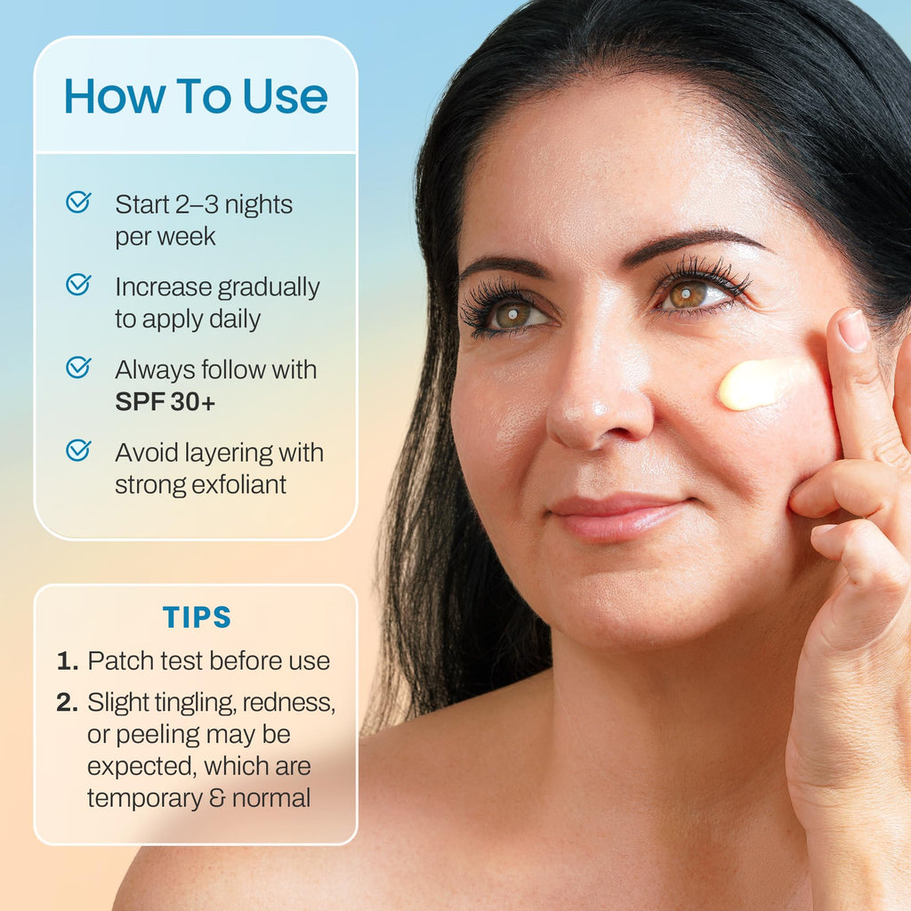 Ebanel Retinol Cream for Face – 3.5 oz with Collagen, Peptides, Ceramides, Hyaluronic Acid