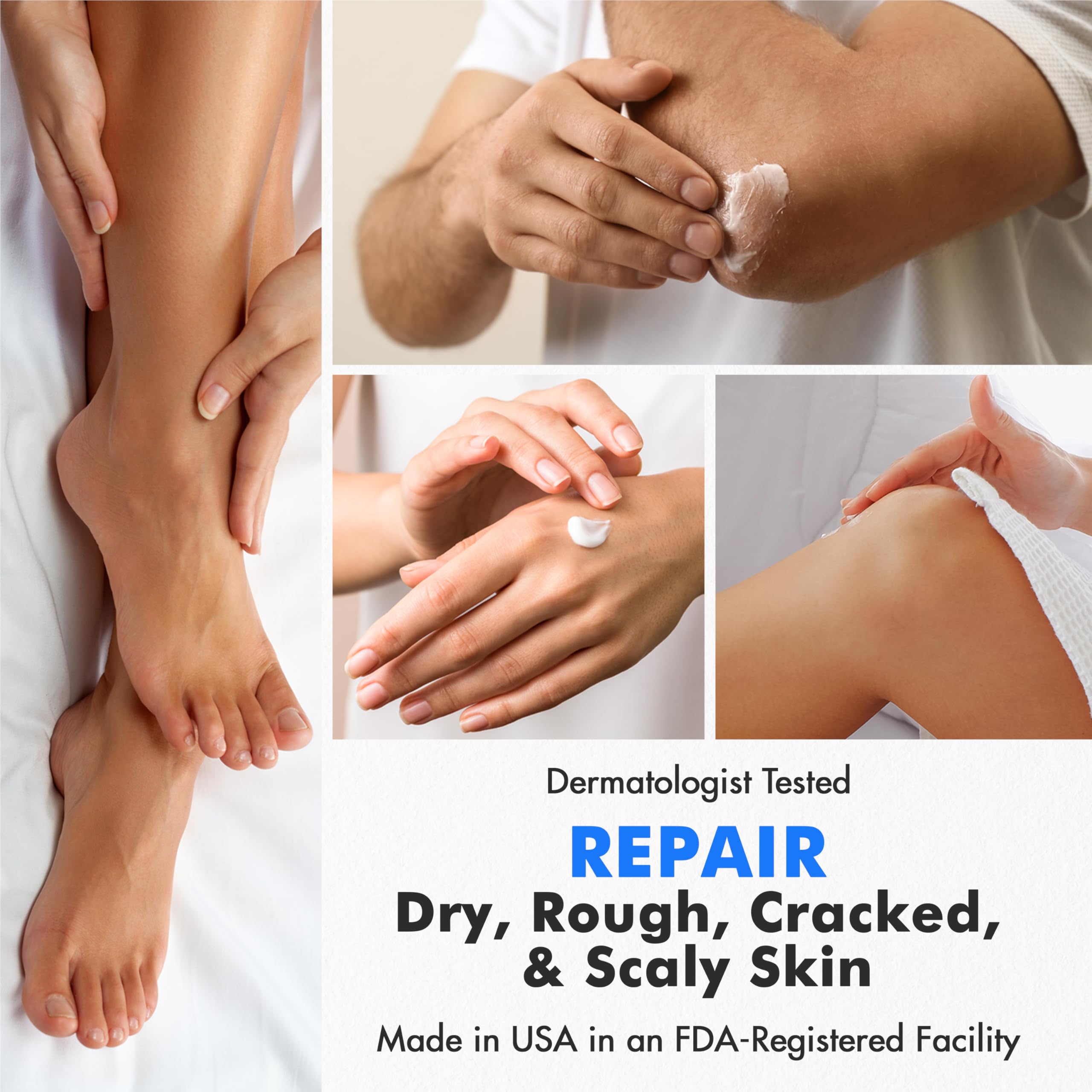 Ebanel Urea Cream 40% + 2% Salicylic Acid – Foot & Skin Keratolytic Care (2-Pack)