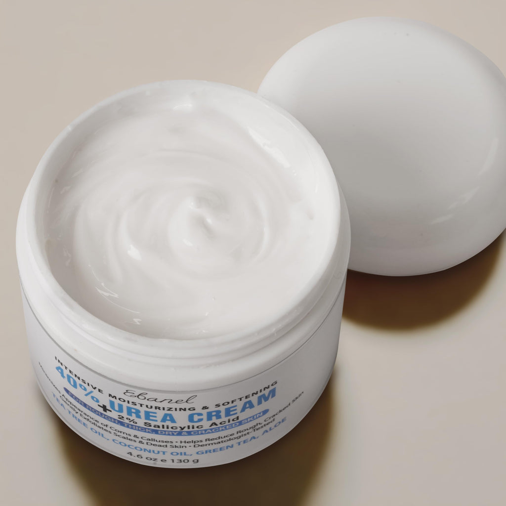 Ebanel Urea Cream 40% + 2% Salicylic Acid – Foot & Skin Keratolytic Care (2-Pack)