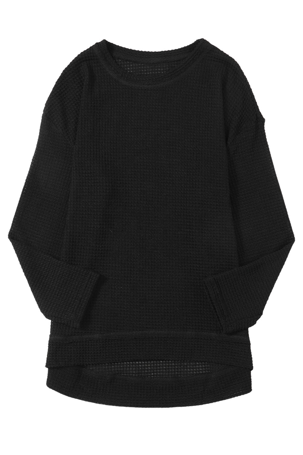 Moss Green Textured Knit Top | Plus Size Long Sleeve