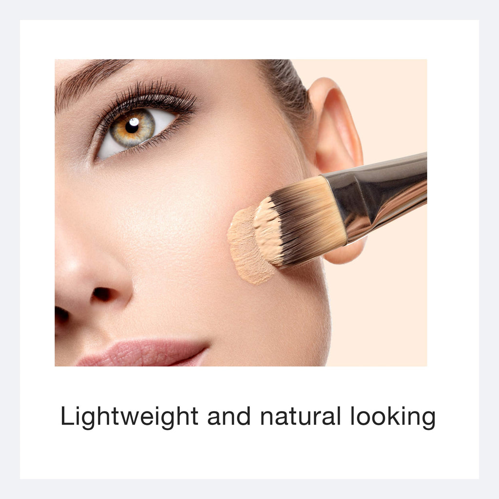 Ecco Bella Liquid Foundation Makeup - Lightweight, Hydrating, Vegan – Tan