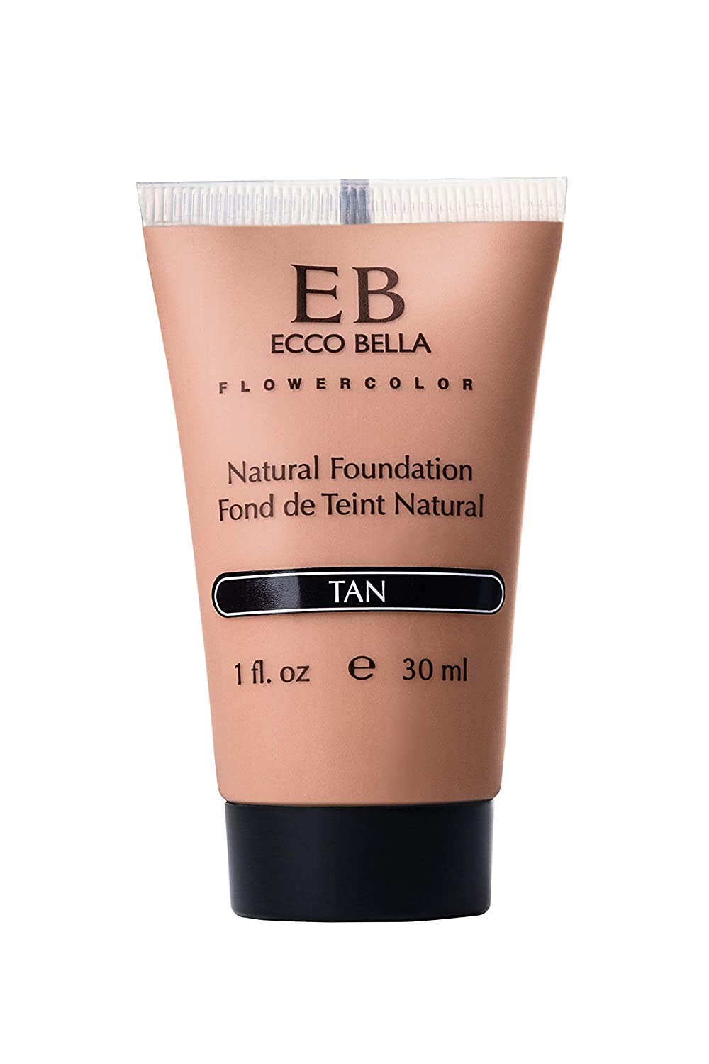 Ecco Bella Liquid Foundation Makeup - Lightweight, Hydrating, Vegan – Tan