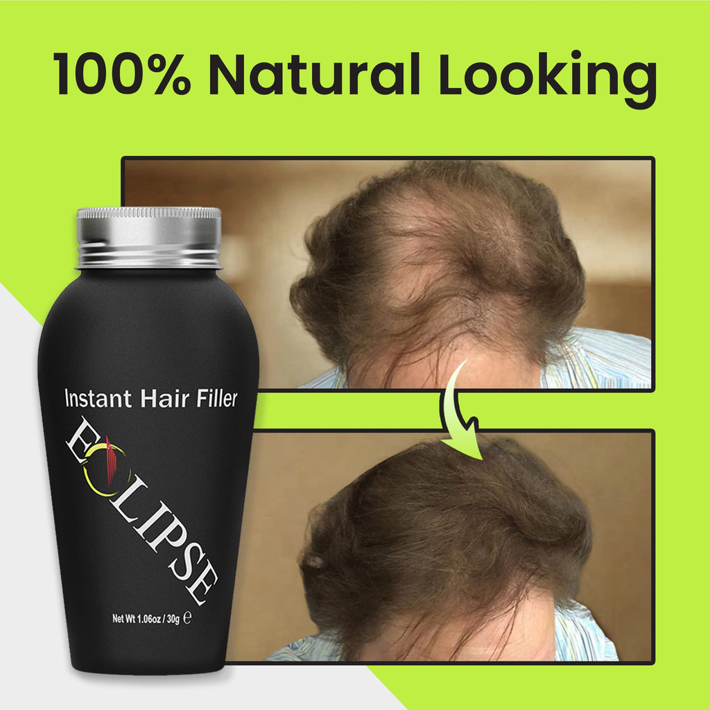 Eclipse Hair Fibers Dark Blonde – 30g Instant Thinning Hair Concealer for Women & Men