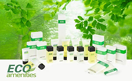 ECO Amenities Travel Size Conditioner – 200 Pack, 30mL/1 oz, Green Tea Scent | Hotel Conditioner Bulk