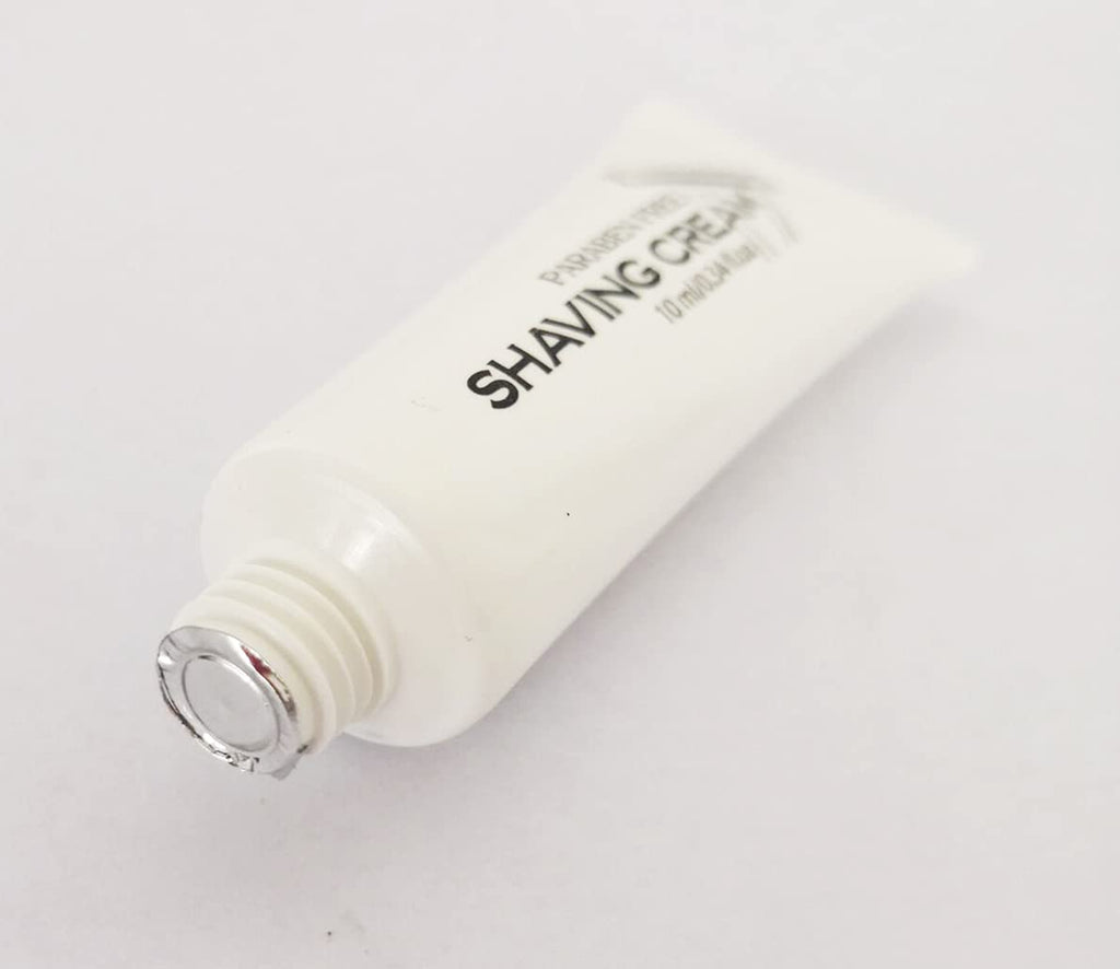 ECO amenities Bulk Shaving Cream – Unscented 0.34 fl oz Tubes, Pack of 144 for Hotels & Travel
