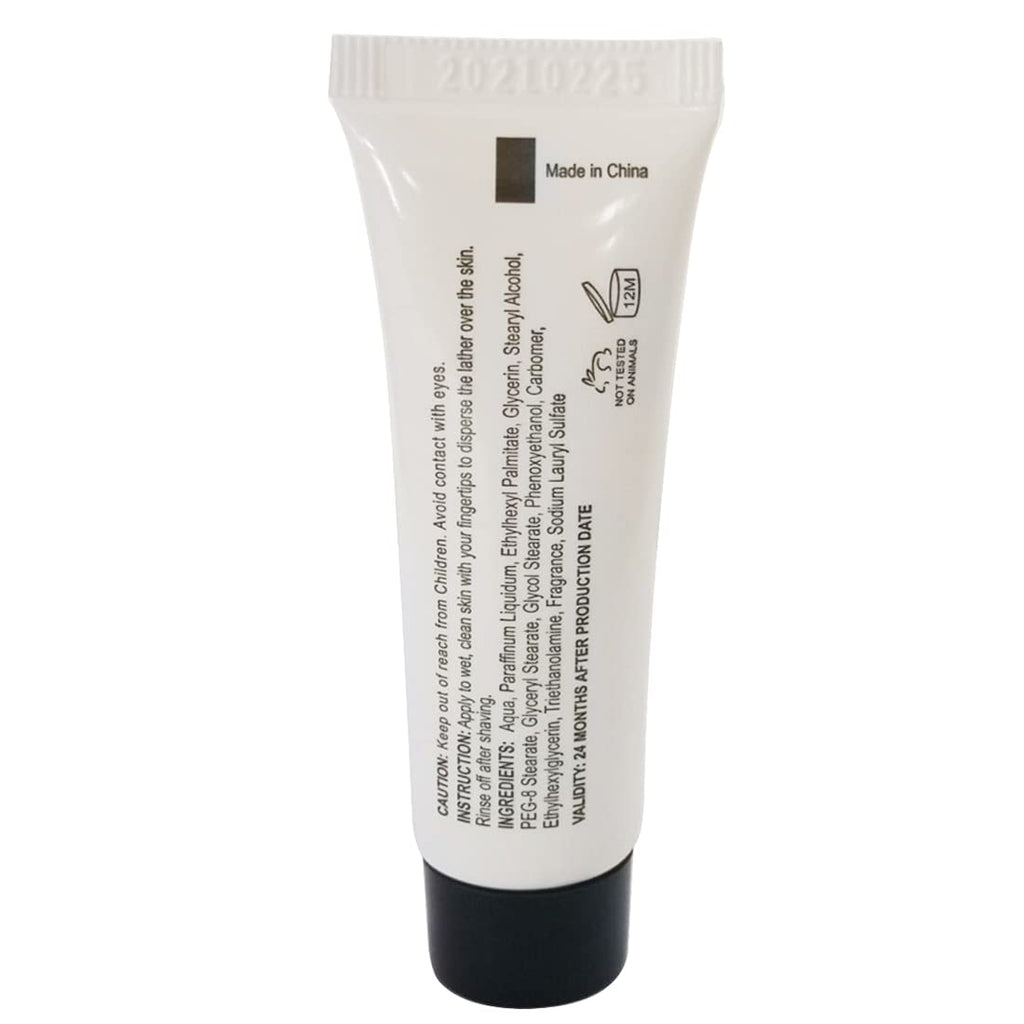 ECO amenities Bulk Shaving Cream – Unscented 0.34 fl oz Tubes, Pack of 144 for Hotels & Travel