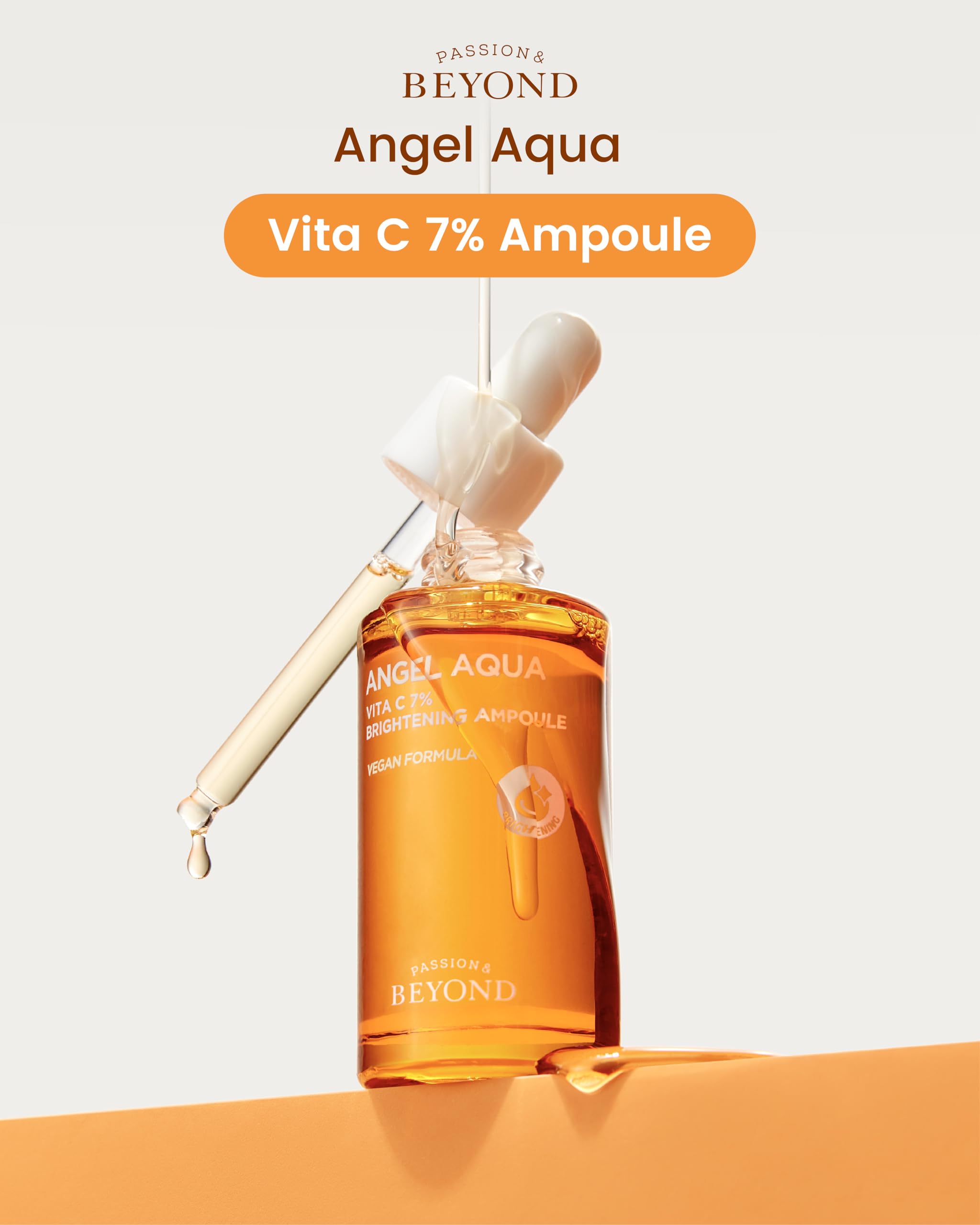 ECO BEYOND Angel Aqua Vita C 7% Ampoule – Vegan Vitamin C Serum for Even Skin Tone