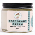 ECO ROOTS Natural Deodorant Cream – Baking Soda Free, Aluminum Free, Eucalyptus