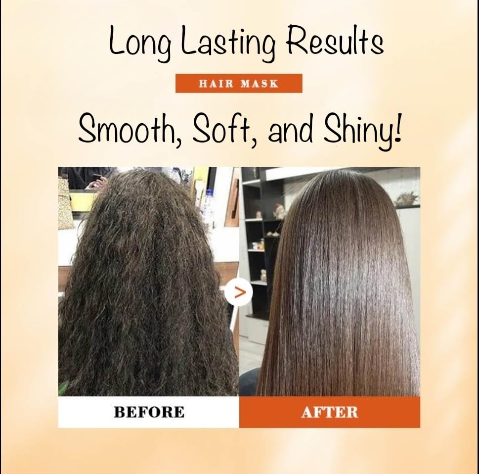 EcoLchi Biotin Oplex Keratin Hair Mask – XL 16.9 oz for Dry, Frizzy Hair