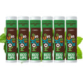 Eco Lips Mongo Kiss 6-Pack Lip Balm - 100% Organic Beeswax & Cocoa Butter with Mongongo Oil | Peppermint, Made in USA