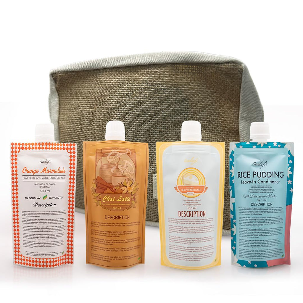 Ecoslay Curls-on-the-go Sample Set | TSA-Approved Curly Hair Essentials