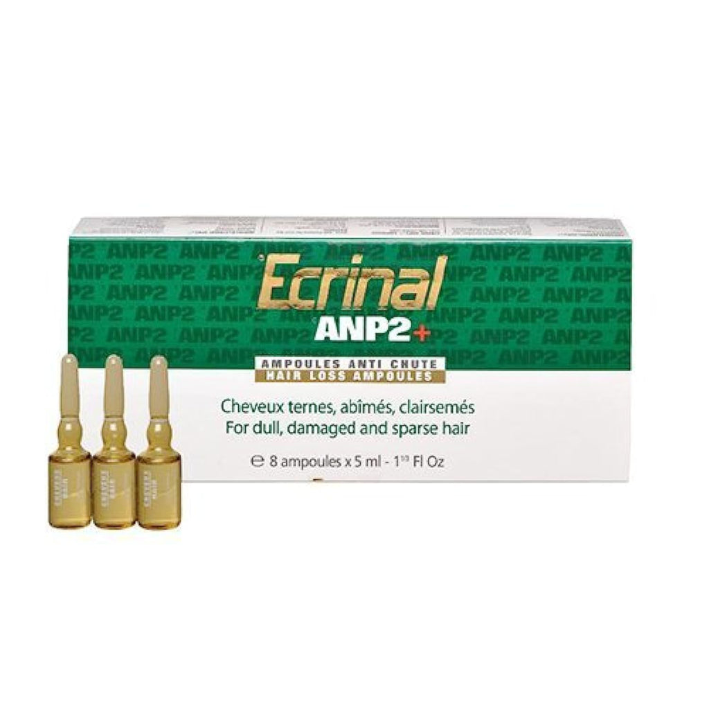Ecrinal ANP2+ Hair Loss Ampoules – 8 Ampoules for Growth & Regeneration (3-Month Supply)