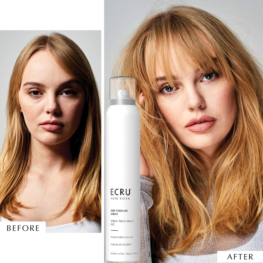 ECRU New York Dry Texture Spray | Texturizing & Dry Shampoo for Volume & Body - 6.5oz