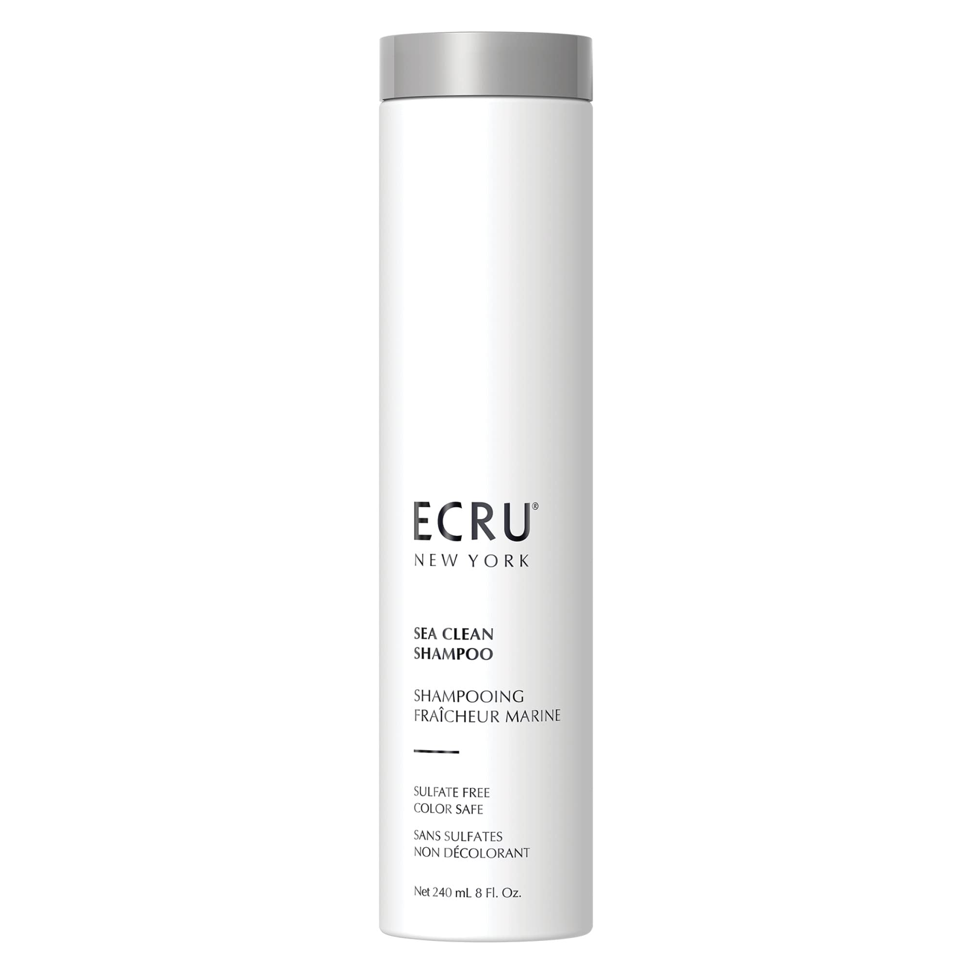 Sea Clean Shampoo by ECRU New York — Lightweight Daily Hair Cleanser, 8 oz