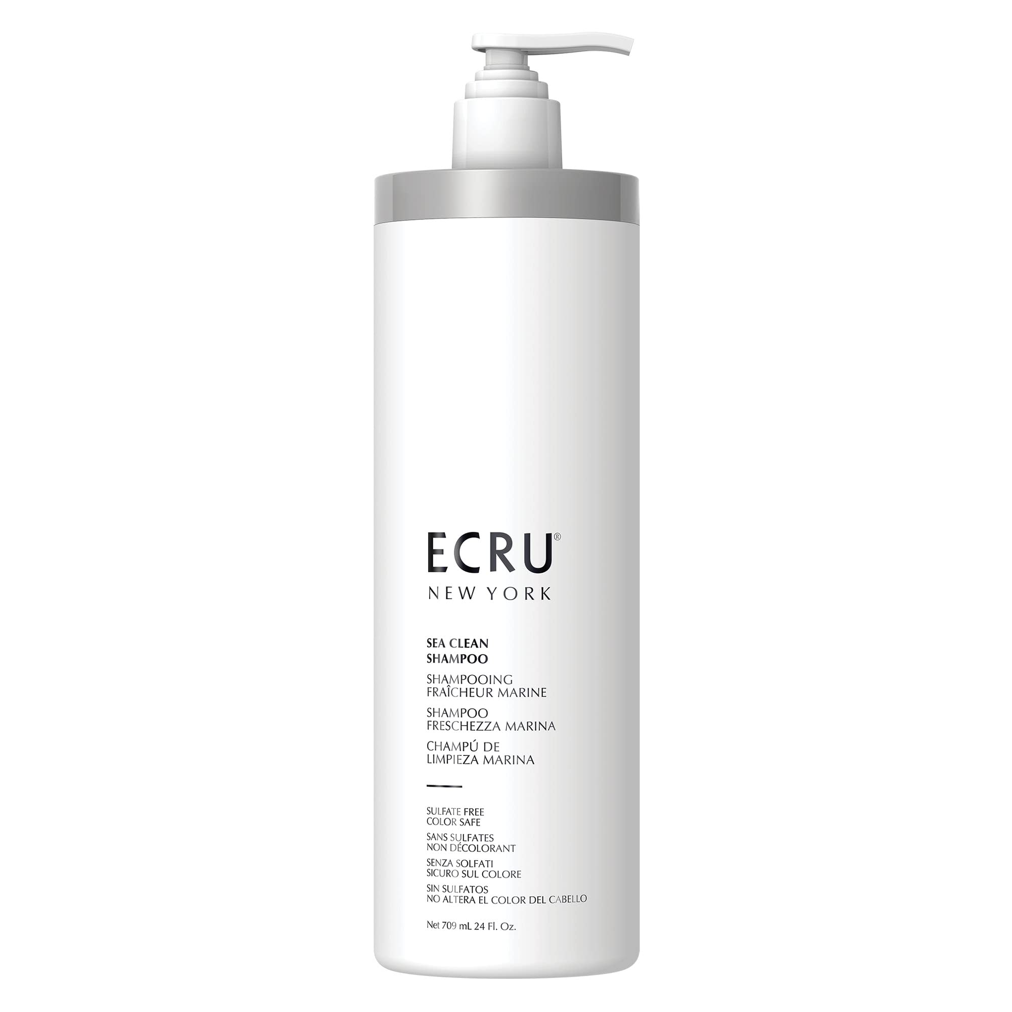 Ecru New York Sea Clean Shampoo – Lightweight Daily Shampoo for Women or Men, 24 oz