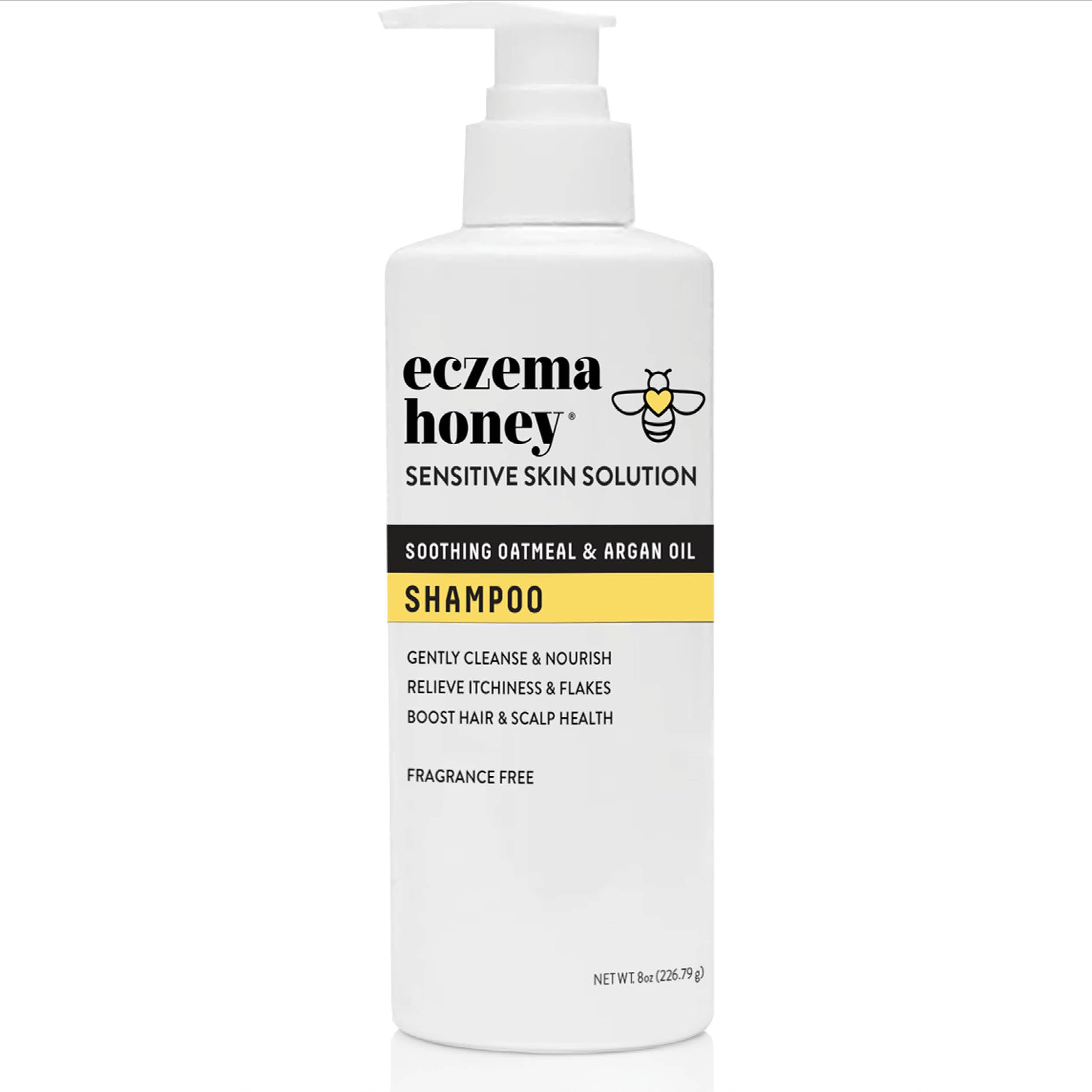 ECZEMA HONEY Nourishing Shampoo – Calming Scalp Care for Eczema, Psoriasis & Flaking | Daily Dandruff Shampoo (8 oz)