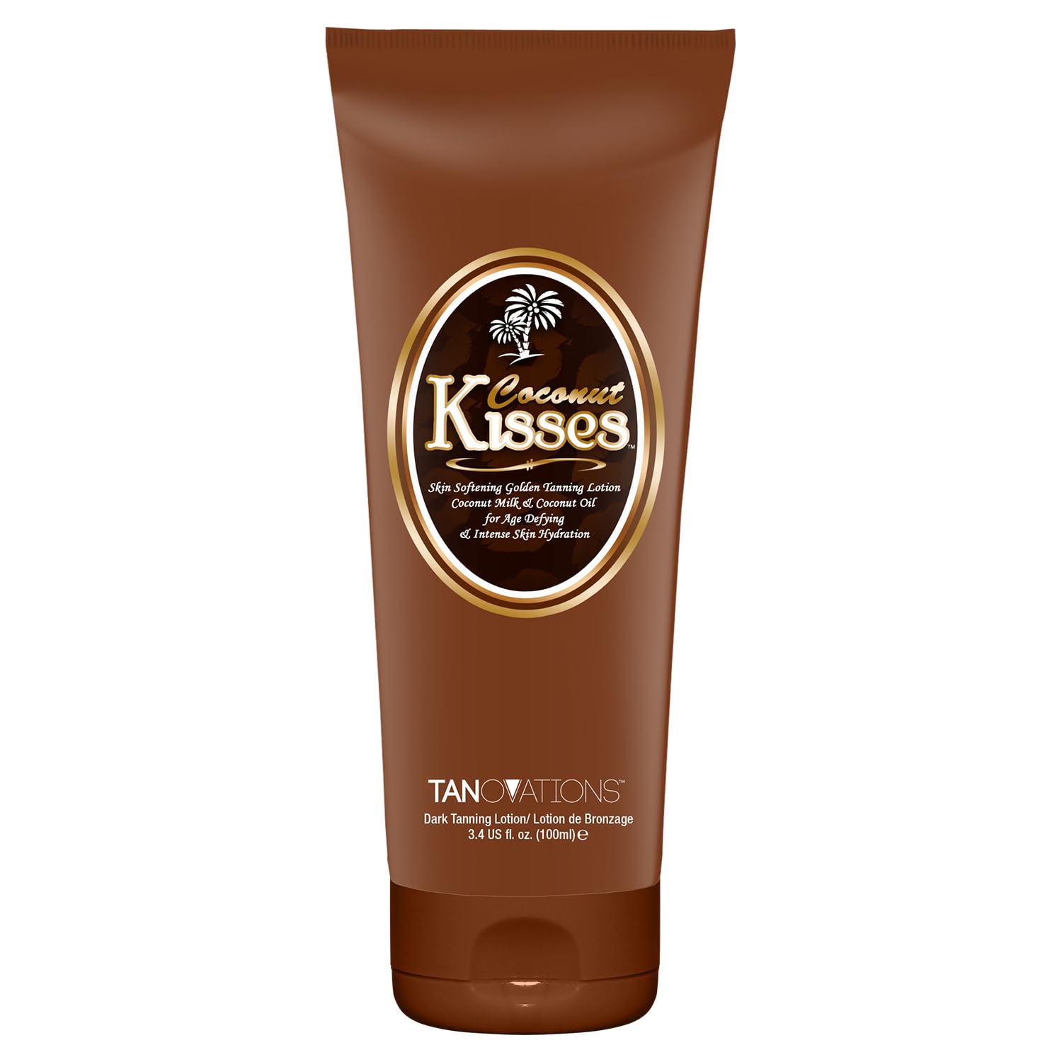 Ed Hardy Coconut Kisses Golden Tanning Lotion – Cruelty Free, Gluten Free, DHA Free | 3.4 oz
