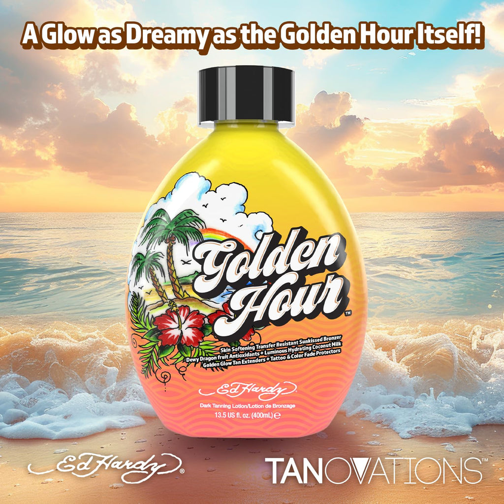 ED HARDY Tanovations Golden Hour – Transfer-Resistant Sunkissed Bronzer