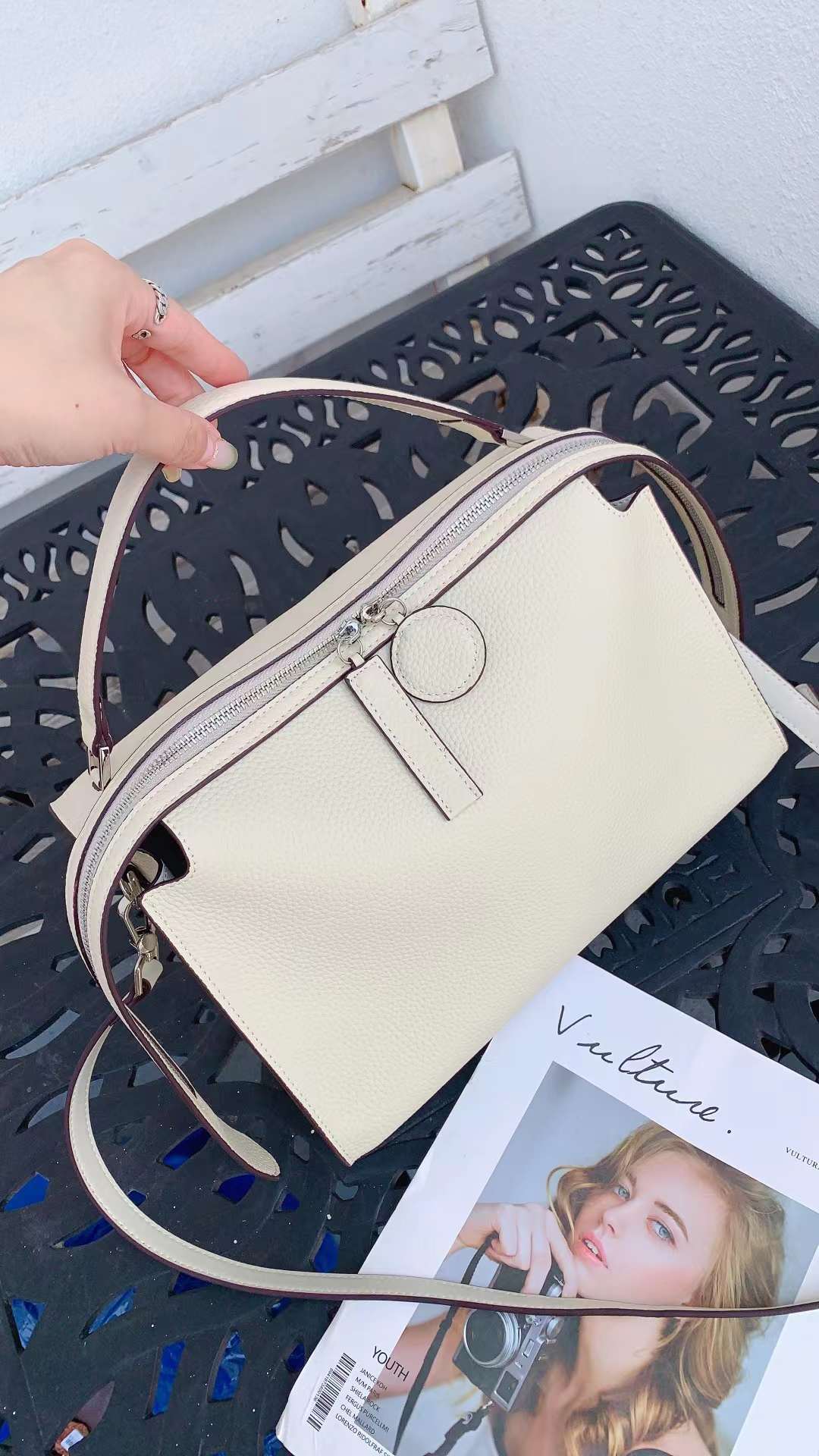 Women's Shoulder Crossbody Bag Stitching Contrast Color