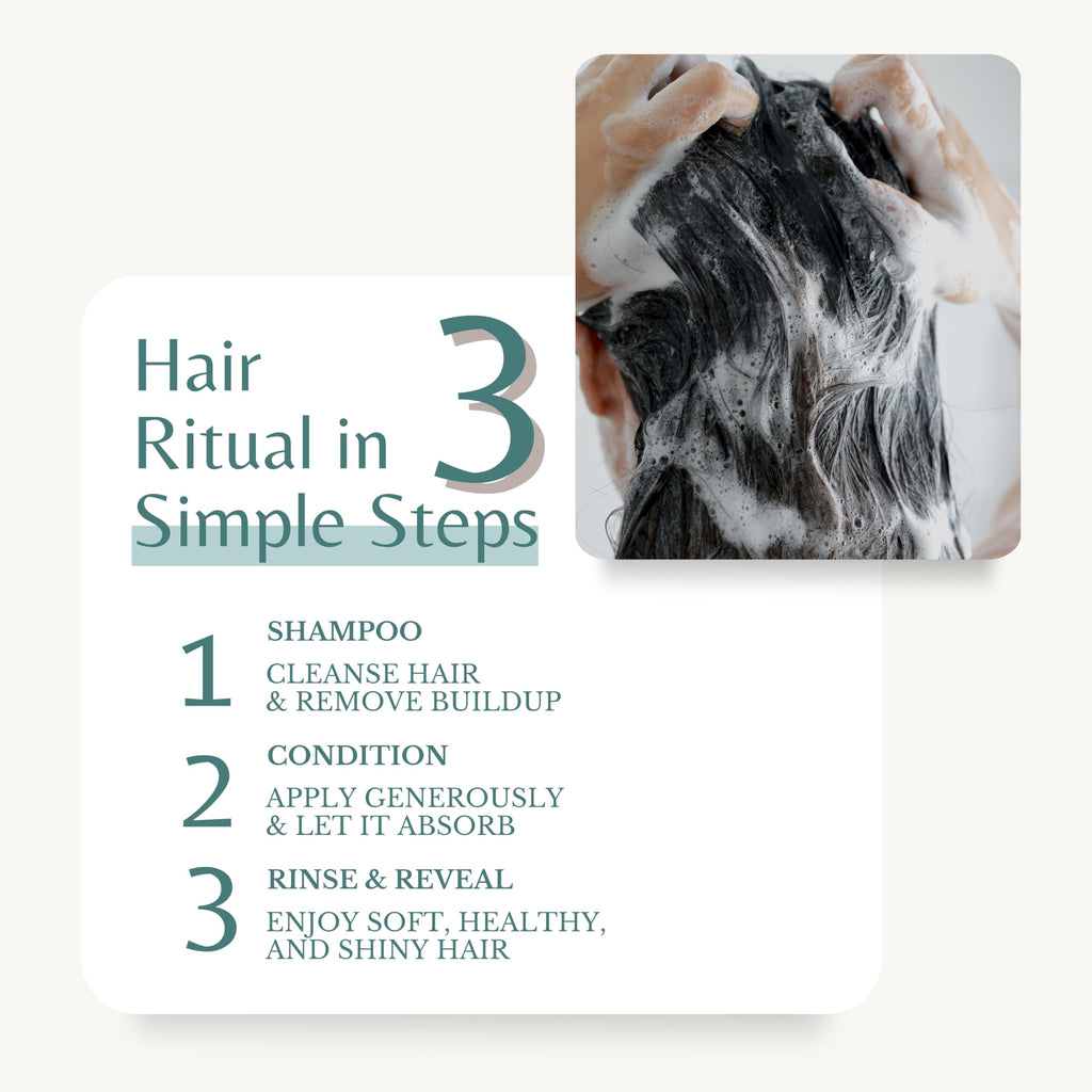 Edenika Botanicals Rosemary Shampoo & Conditioner Set with Biotin – Thinning Hair Support, Organic & Sulfate-Free (16 oz Each)