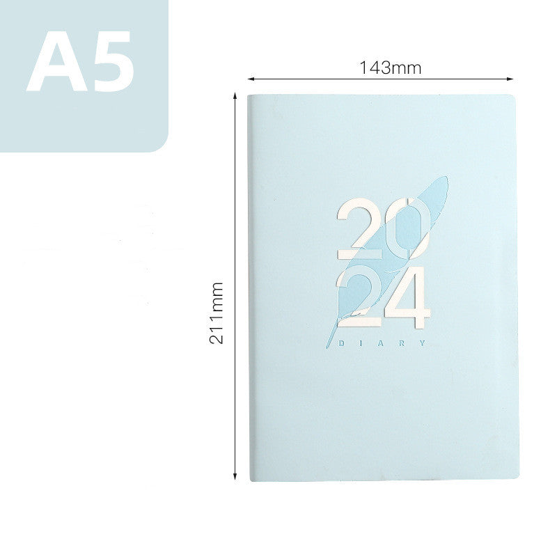 English Schedule Book 365 Days Daily Planner