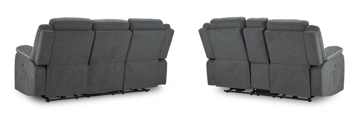 Harald  Electric Recliner Sofa Set: Luxurious 3+2 Seater for Ultimate Comfort