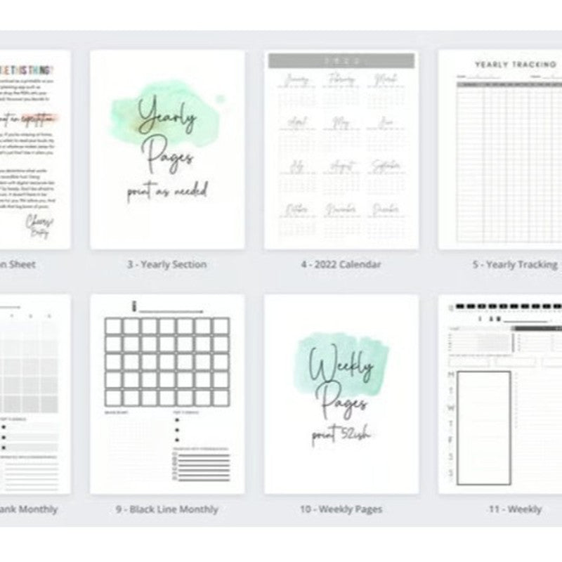 Creative Color LIFE PLANNER Planning Notebook