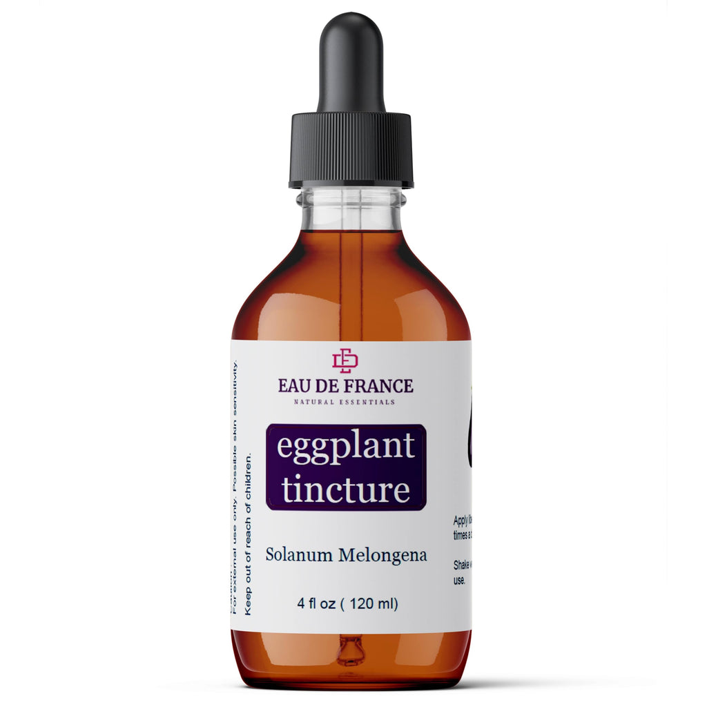 Eggplant Tincture for Skin Support – Discoloration, Thickened & Scaly Areas (4 oz)