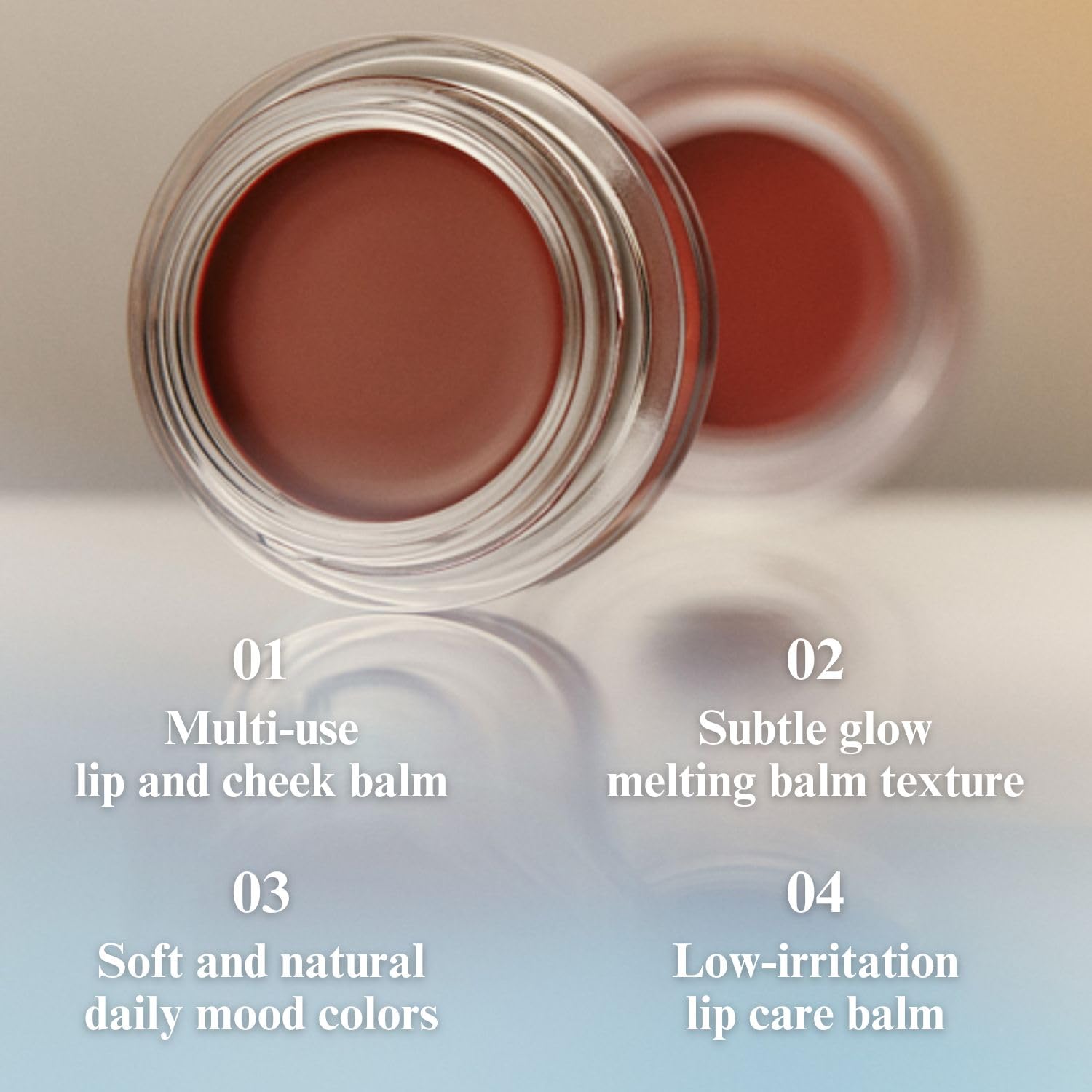 EGLIPS Lip & Cheek Glow Balm – Multi-Use Tint for Lips & Cheeks