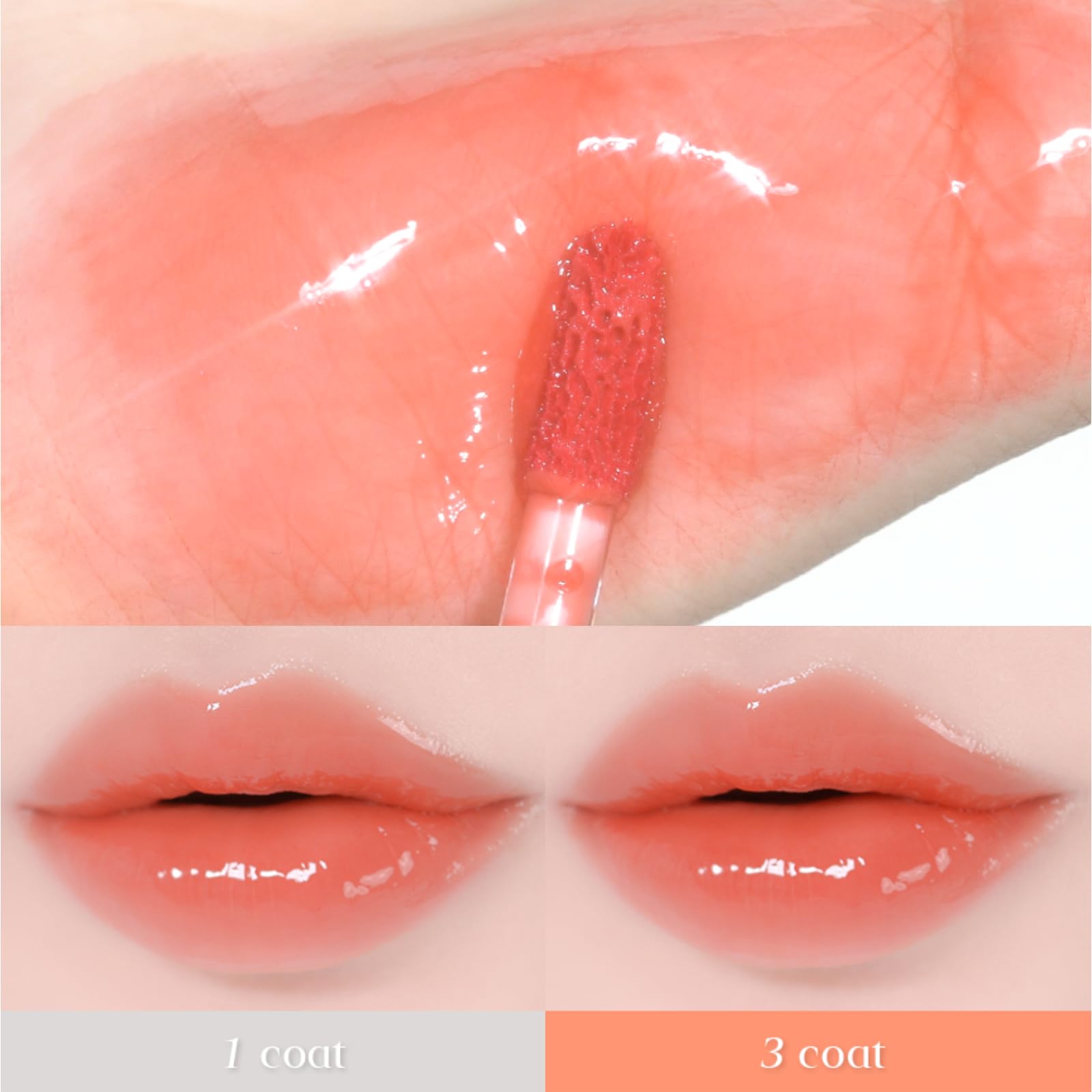 EGLIPS Dew Glaze Tint 07 Sol Peach – Sheer Lip Tint with Glossy Shine