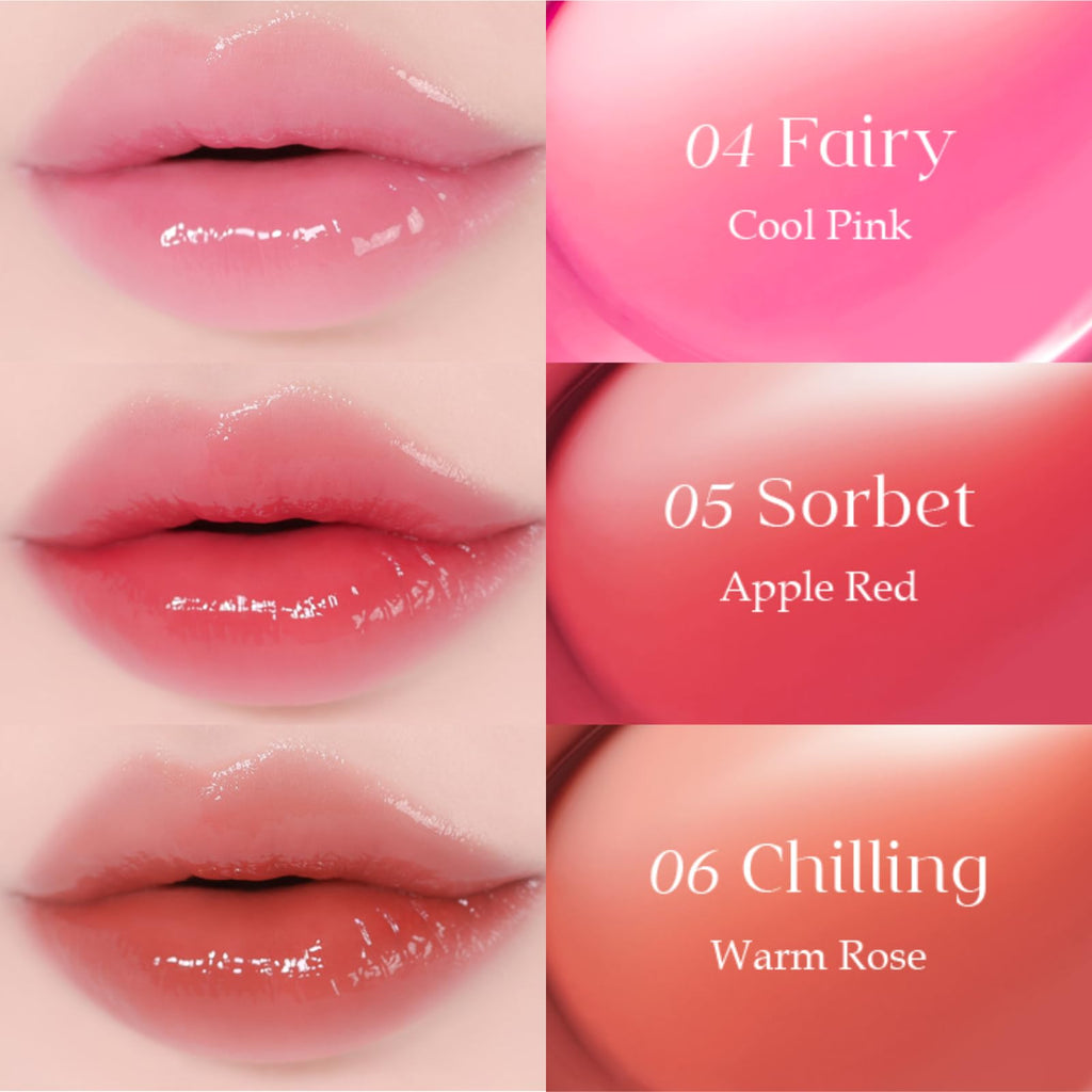 EGLIPS Dew Glaze Tint 07 Sol Peach – Sheer Lip Tint with Glossy Shine