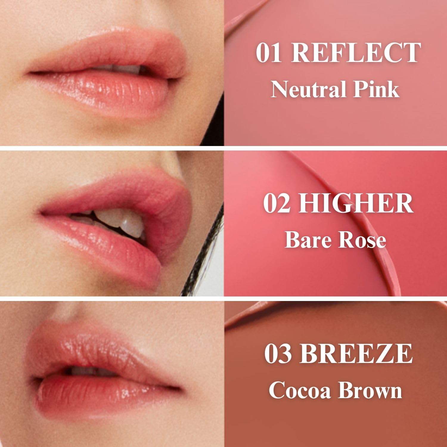 EGLIPS Lip & Cheek Glow Balm - Multi-Use Tinted Melting Balm for Lips & Cheeks (Glacier 06, 0.18 oz)