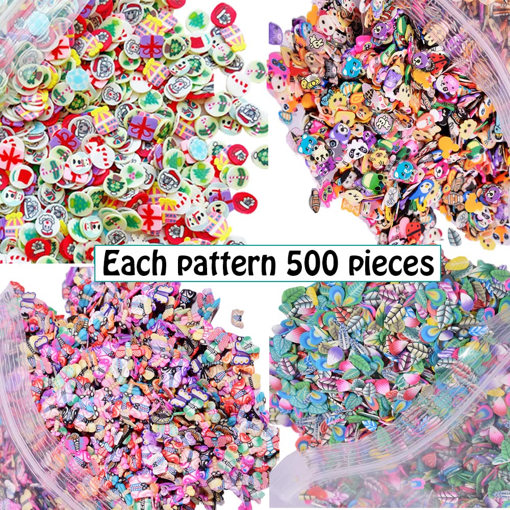 EHOPE Fruit Slices Polymer Clay Nail Art Slices – 5,000 PCS Pack for Nails & DIY Decor