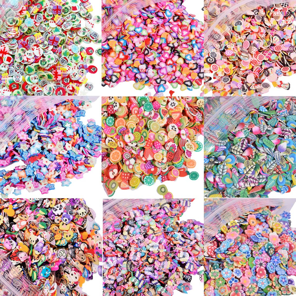 EHOPE Fruit Slices Polymer Clay Nail Art Slices – 5,000 PCS Pack for Nails & DIY Decor