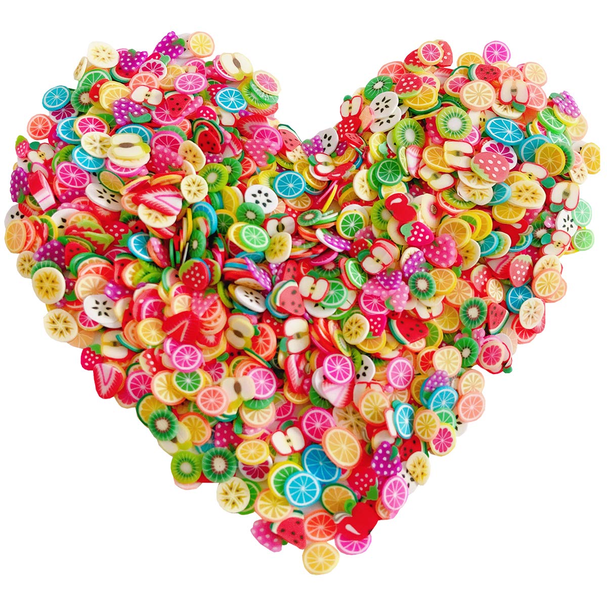 EHOPE Fruit Slices Polymer Clay Nail Art Slices – 5,000 PCS Pack for Nails & DIY Decor