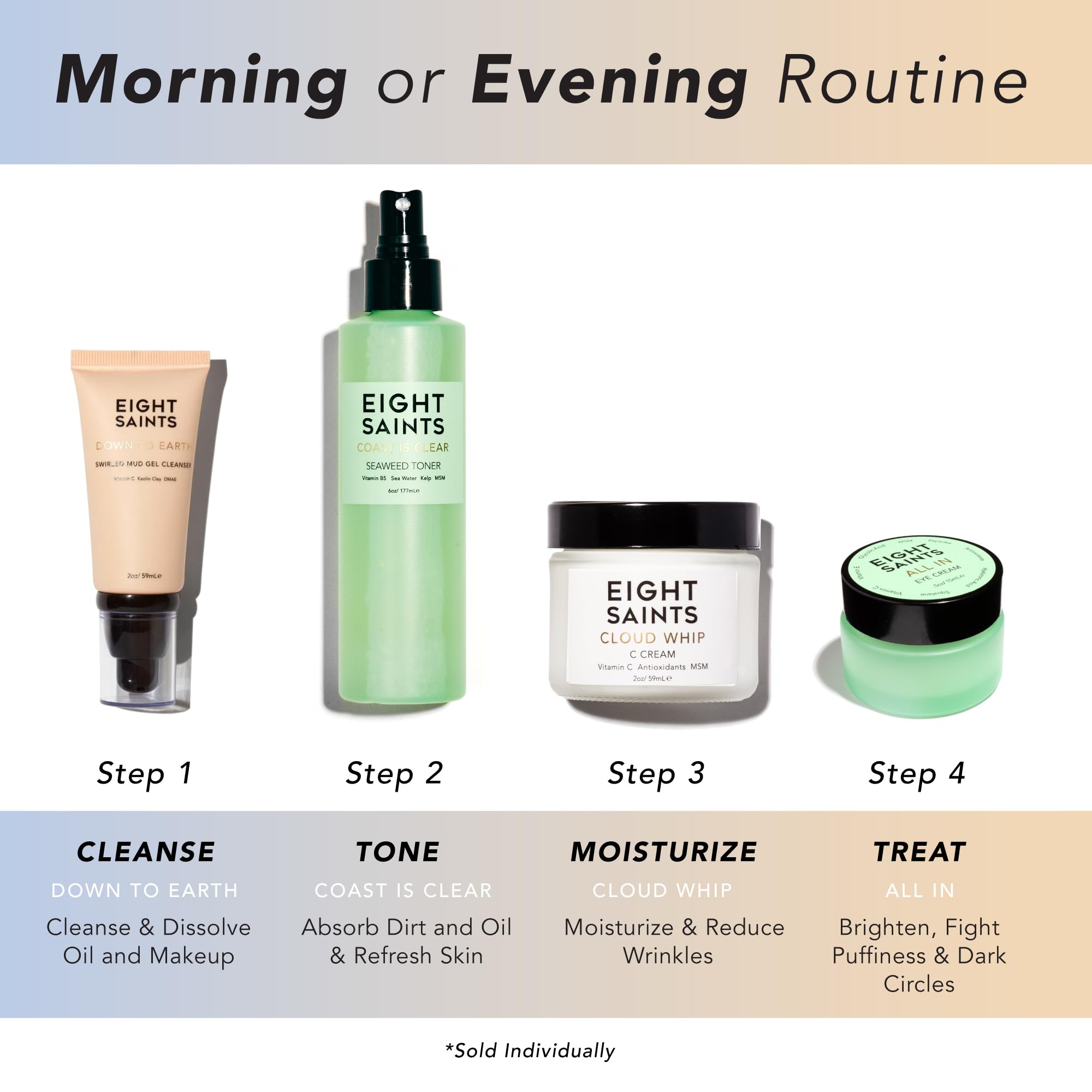 Eight Saints Cloud Whip Vitamin C Cream – Unscented Face Moisturizer, 2 oz
