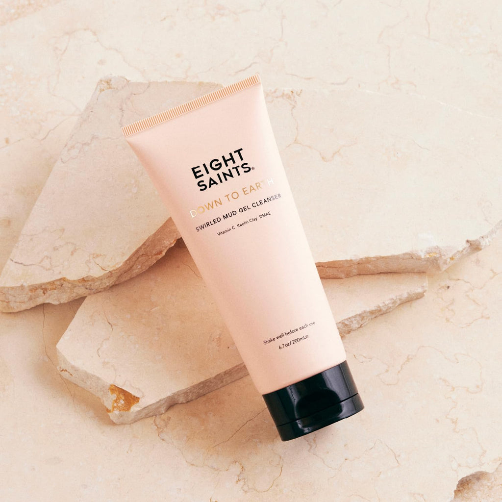 Eight Saints Down To Earth Mud Gel Face Wash – Natural Daily Cleanser for All Skin Types