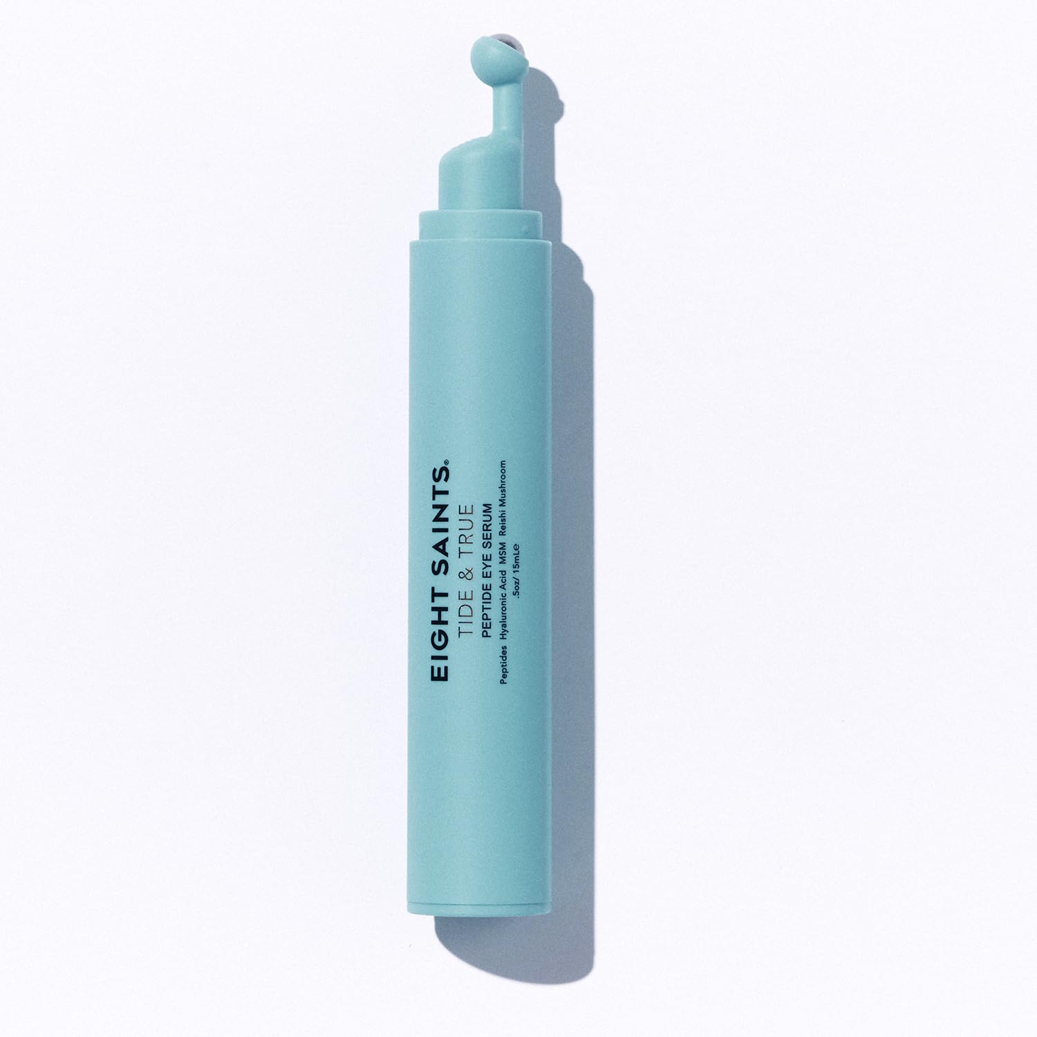 Eight Saints Tide & True Peptide Eye Serum – Under-Eye Roller, Natural & Organic, 0.5 fl oz