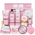 EIRNAY Rose Spa Gift Basket for Women – 12-Piece Self-Care Kit