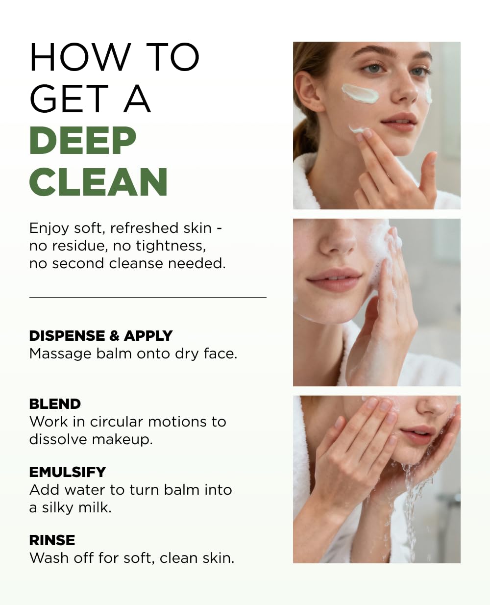Either& PAPHA One Shot Cleansing Balm - 2-in-1 Melting Makeup Remover & Gentle Oil-to-Milk Cleanser with Papaya Enzyme & PHA (2.7 fl oz)