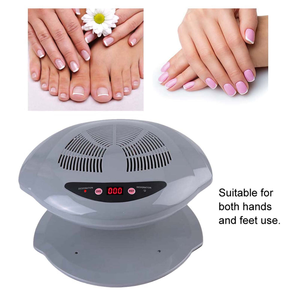 Ejoyous Air Nail Dryer – 2-in-1 Warm & Cool Air, Auto Sensor, Home & Salon