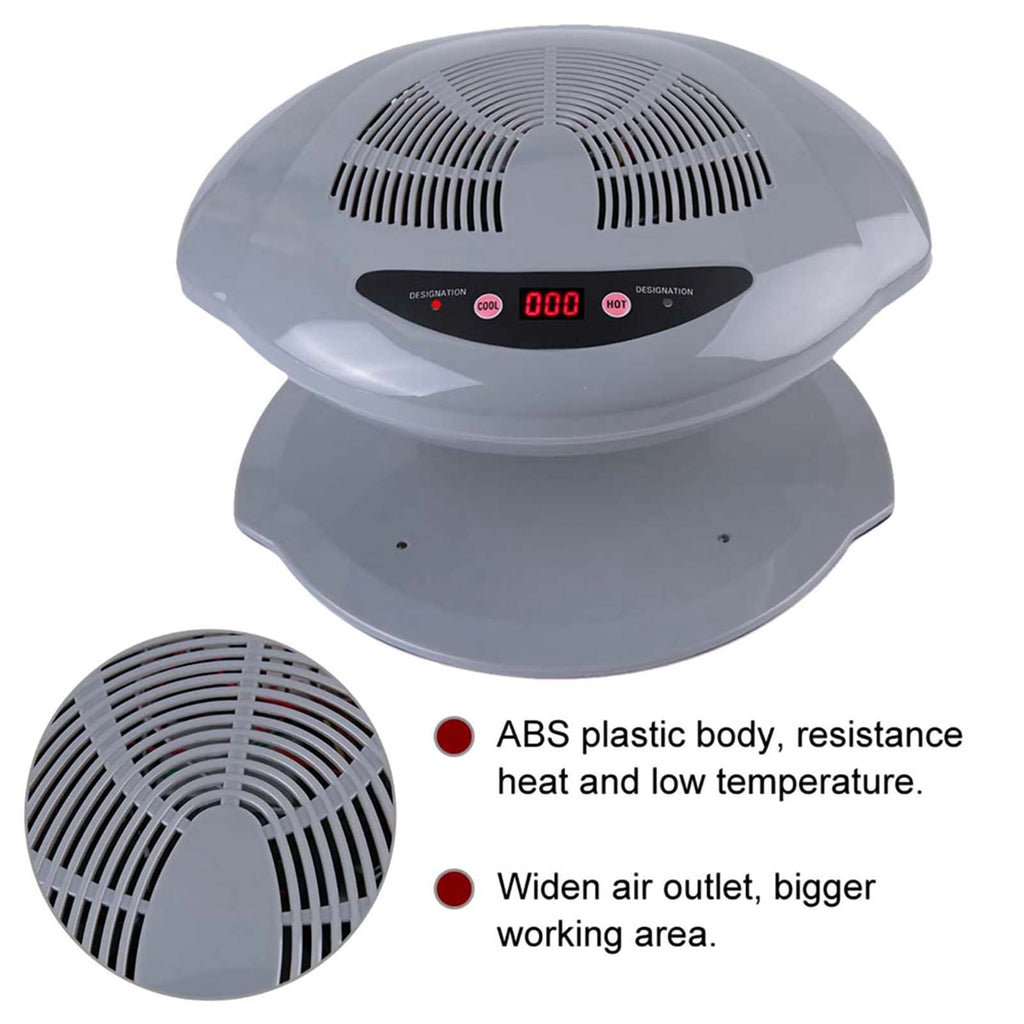 Ejoyous Air Nail Dryer – 2-in-1 Warm & Cool Air, Auto Sensor, Home & Salon
