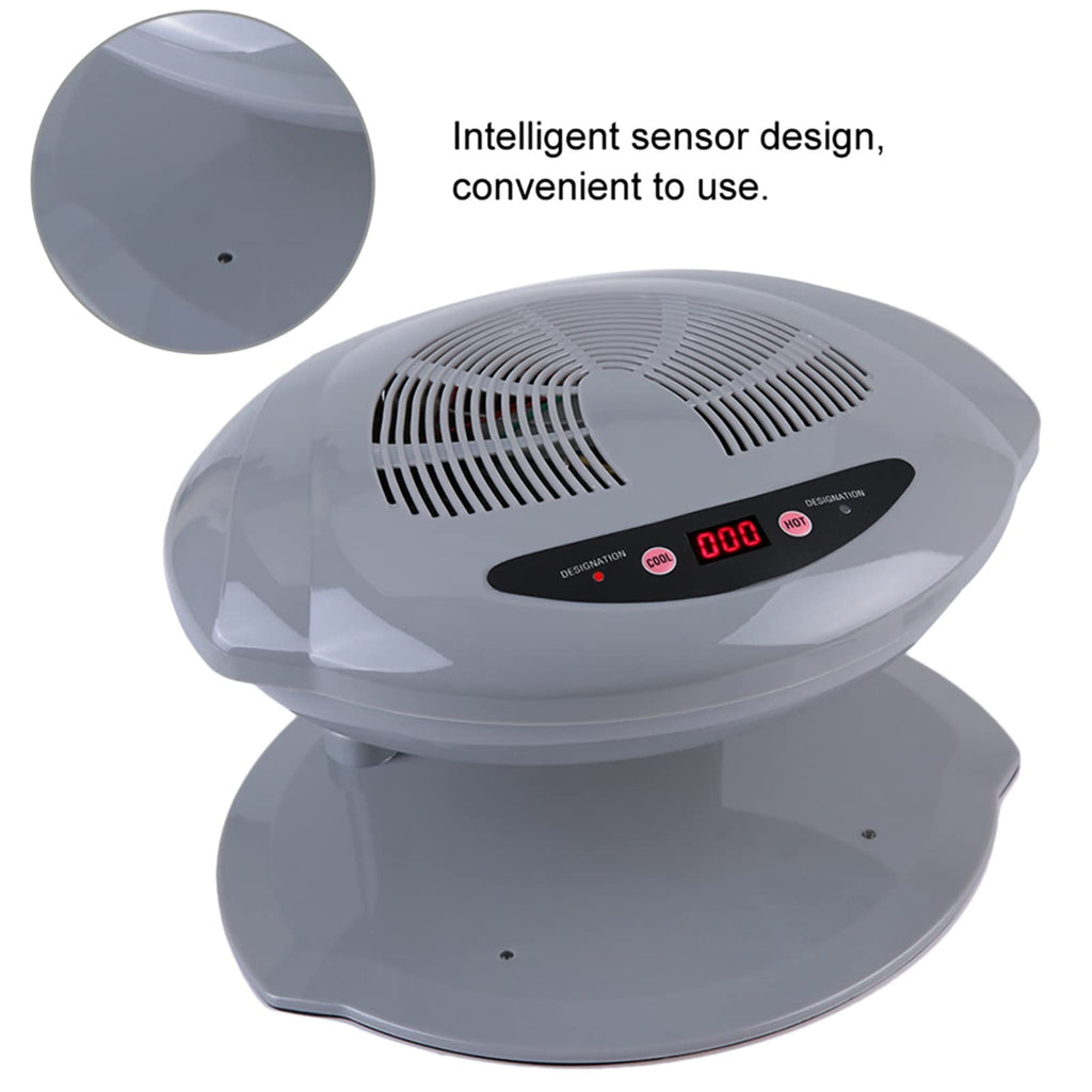 Ejoyous Air Nail Dryer – 2-in-1 Warm & Cool Air, Auto Sensor, Home & Salon