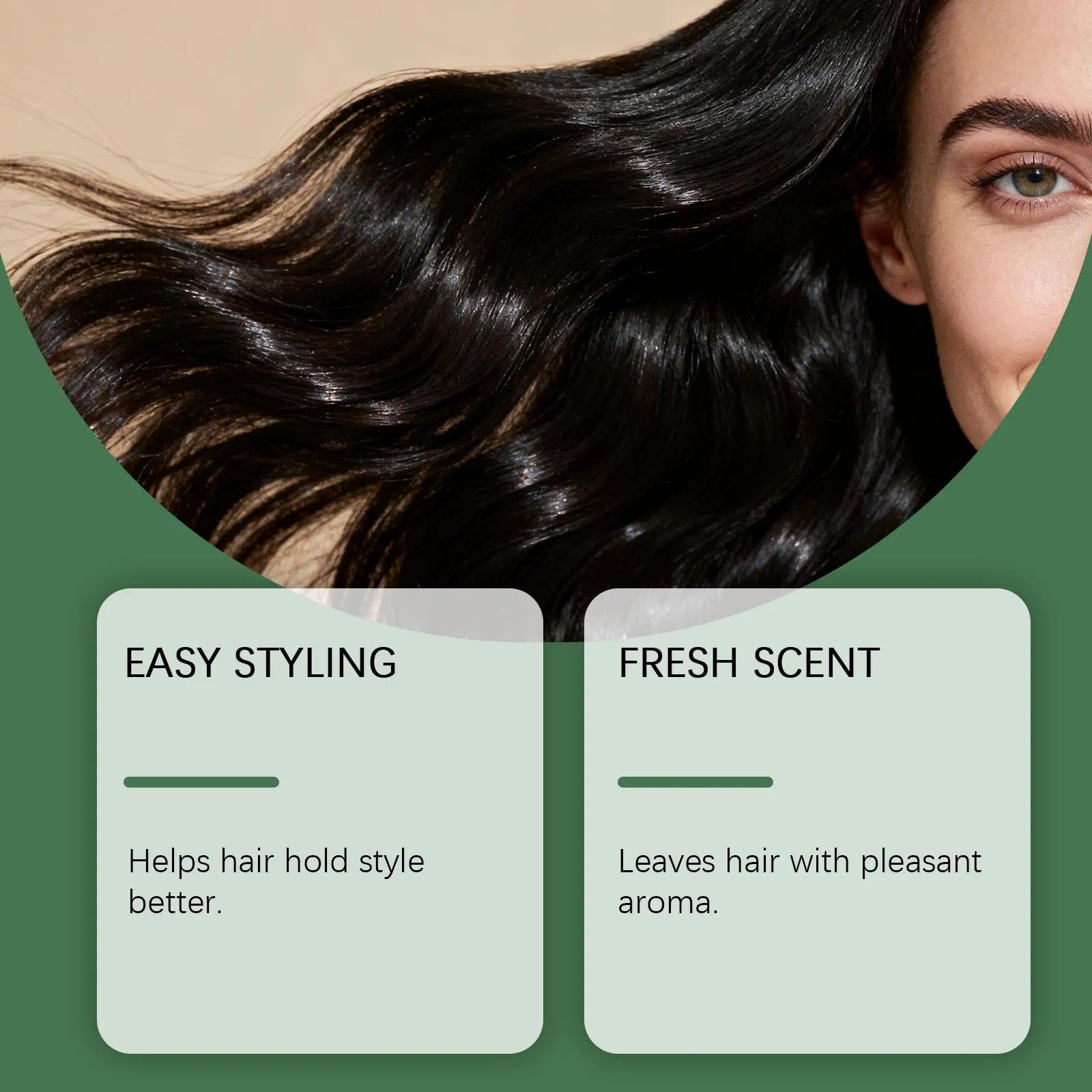ekxzvg Organic Rosemary Hair Growth Shampoo — Natural Thickening & Strengthening with Hydrolyzed Keratin and Rosemary Extract (2pc)